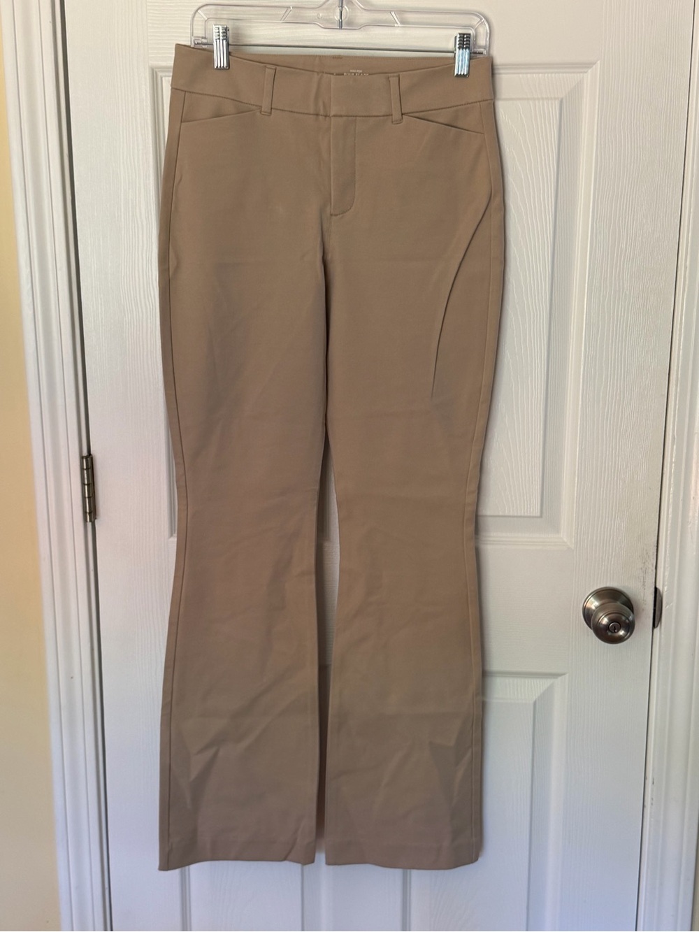 Old Navy Pixie Flare Pants in Taupe